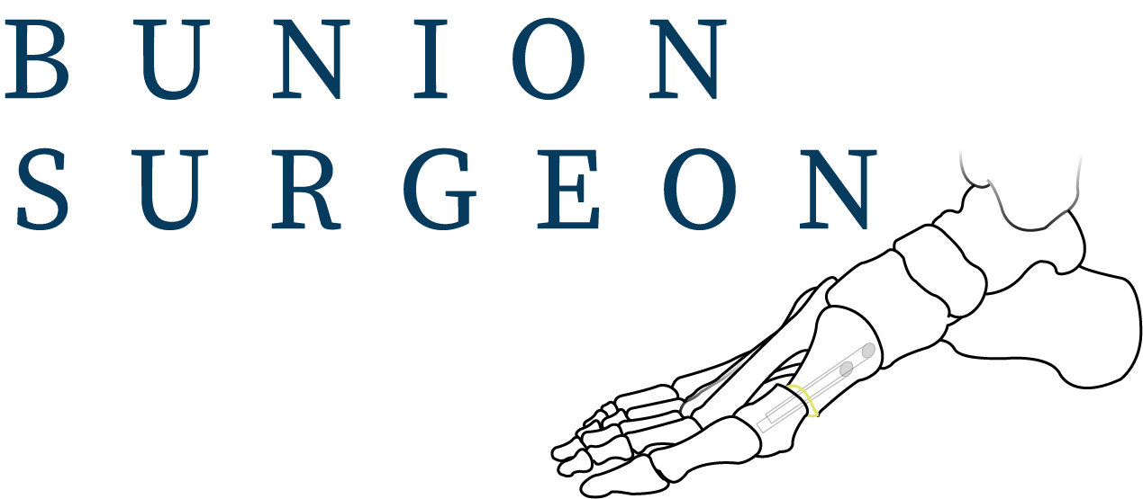 Bunion surgeon logo